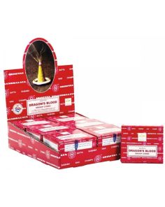 Wholesale Satya Dhoop Cones With Stand - Dragon's Blood