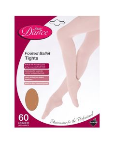 Silky's Childrens 60 Denier Footed Ballet Tights - Tan (9-11)