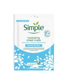 Wholesale Simple Water Boost Hydrating Sheet Mask