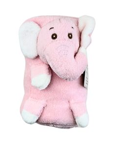 Snuggle Baby Roll Wrap With Fused Elephant Toy