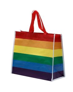 Somewhere Rainbow Flag RPET Reusable Shopping Bag