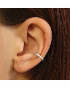 Wholesale Sterling Silver Plain Ear Cuff - 10mm