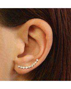 Wholesale Sterling Silver Pair Of Gemset Ear Crawler 