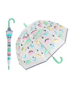 Wholesale Children's Dinosaur Print Dome Umbrella