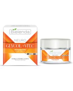 Wholesale Bielenda Neuro Glycol Vitamin C Moisturizing Face Cream Spf 20-50ml