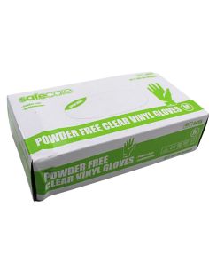 Wholesale Safecare Powder Free Clear Vinyl Gloves (100pcs)