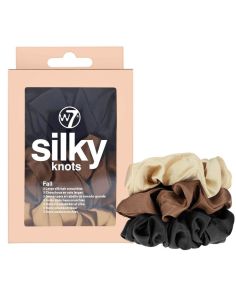 Wholesale W7 Large Silky Knots Hair Scrunchies 3 Pcs - Fall 