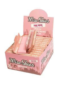 Wholesale Wise Skies King Size Slim Pink Paper And Tips