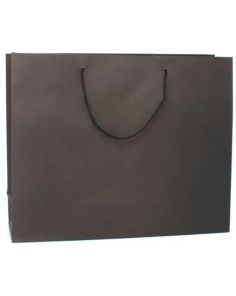 Wholesale Black Printed Kraft Paper Gift Bag - 32x26x10cm
