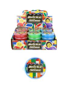 Wholesale Brickz Slime Tubs (7cm x 2cm) 3 Assorted Colours