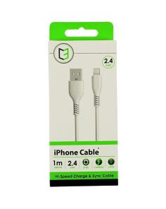 Wholesale C3 1m Data Charging iPhone Cable - White