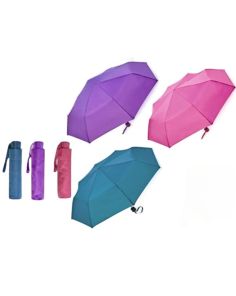 Wholesale Bright Colours Umbrellas With Round Handle - Assorted Colours 