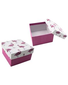 Wholesale Gift Boxes Flamingo Design - Assorted (9x6x2.5cm)