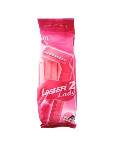 Wholesale Laser II Ladies Disposable Twin Blade Razors (10pcs) 
