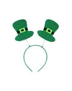 Wholesale Mini Irish Hats with Shamrocks Head Boppers