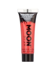 Wholesale Moon Glow Neon UV Face & Body Paint - Intense Red 