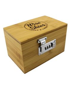 Wholesale Wise Skies Wooden Storage Box With Security Lock