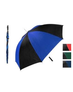 WholesaleTwin Coloured Wind Resistant Golf Umbrella With Straight Handle - Assorted Colours 