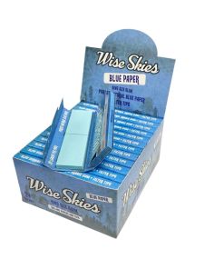 Wholesale Wise Skies King Size Slim Blue Paper And Tips