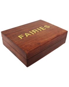 Wooden Fairies Design Inlay Storage Box 